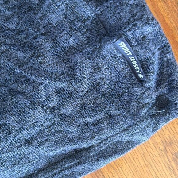 The Breakers Palm Beach long sleeve Dolman net top size L navy pink - Picture 4 of 4